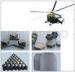 Silicon Bulletproof Plates Boron Carbide / SIC Ballistic Aircraft Armor Ceramic