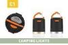 Outdoor Portable Battery Operated Camping Lantern 8800mAh / Camping Tent Lamp