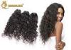 Professional Natural Black Hair Extensions Cambodian Virgin Hair Can Dye / Perm