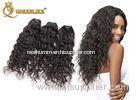 Professional Natural Black Hair Extensions Cambodian Virgin Hair Can Dye / Perm