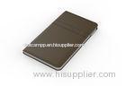 Compact Leather Portable Power Bank 6000mAh 12000mAh For Smart Phone Charging