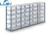 Anti dropping out multi-level Q235B steel light duty racking with mesh back