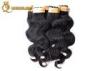 Body Wave / Straight #1 European Weft Hair Extensions With Thick Bottom