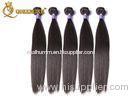 Double Weft 100% Malaysian Virgin Hair Silky Straight Hair Extensions Black