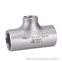 ASME B16.9 Stainless Steel Reducing Tee-KAYSEN STEEL