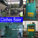 Textile Cloth press machine with baling press