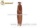 Dark Brown Smooth U Tip Hair Extensions Straight Human Hair Weave No Tangling