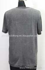 Men's V- neck knit T-shirt