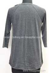 Men's Round Neck knit T-shirt