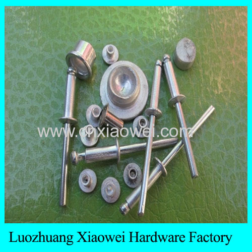 High quality for din7337 aluminum large flange blind rivets