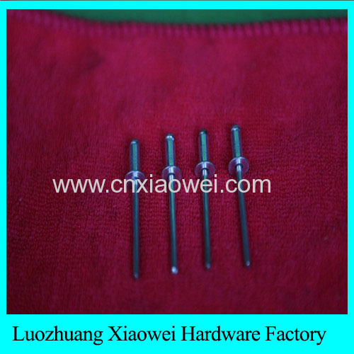 Offer factory good baking vanish high quality open type blind rivets