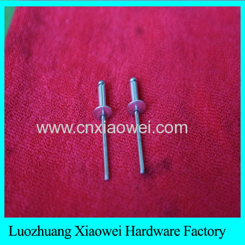 Offer factory good baking vanish high quality open type blind rivets