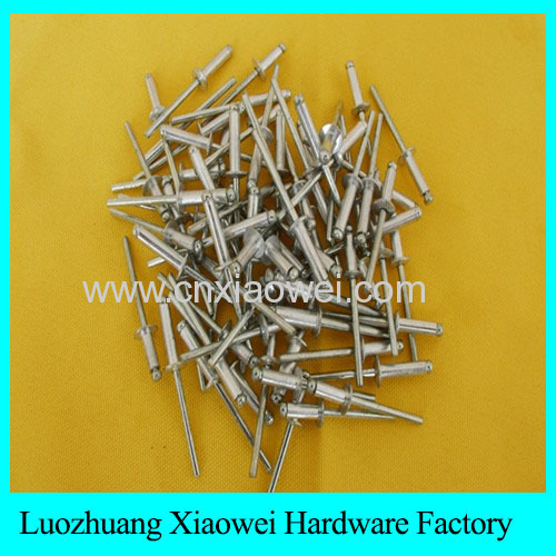 High Grade Certified Factory Supply Fine High quality aluminium waterproof Blind Rivet