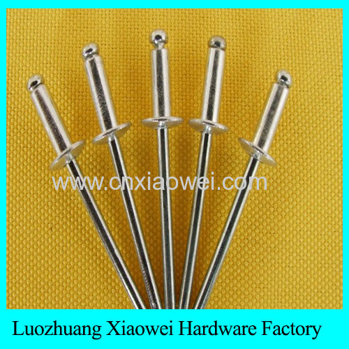 open type flat head aluminium large flange blind rivets