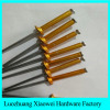 open end large flange type hollow rivets blind rivet