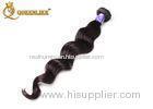 Natural Black Goddess Mongolian Hair Extensions Loose Wave Human Hair