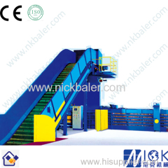 automatic baling machine with automatic compactor