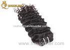 Professional #1B Deep Wave Virgin Hair 8 Inch - 40 Inch Hair Extensions Human Hair