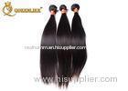 Natural Black Peruvian Human Hair Bundles For Hairdressing Salon