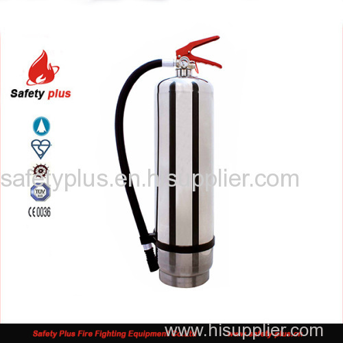 6kg powder stainless steel fire extinguisher