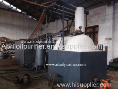 Waste engine oil regeneration vacuum oil distillation plant