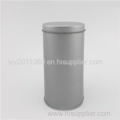 Cylinder Tin Tea Box