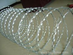 Razor Fencing or blade barbed wire