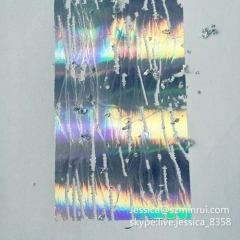 Custom Fragile Paper Hologram Destructible Label Paper Do Not Remove Holographic Vinyl Eggshell Sticker Paper