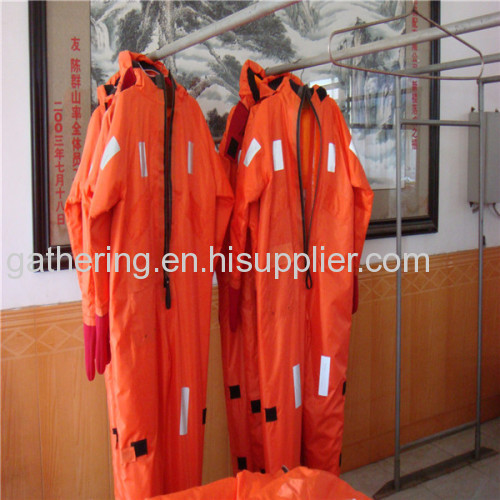 MED Approved Light Polyester Oxford Thermal Insulation Immersion Suit