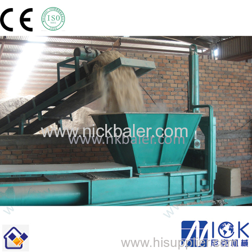 hydraulic transmission recycling baling press Wood shaving