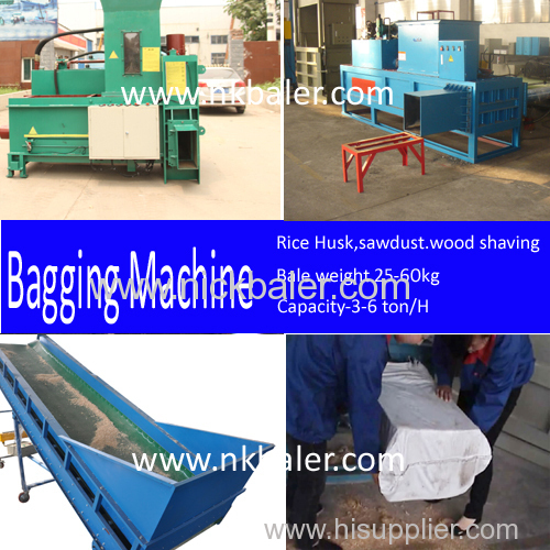 automatic feeding conveyor Wood shaving hydraulic press machine