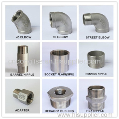 china supplier Stainless Steel pipe fitting Close Nipple