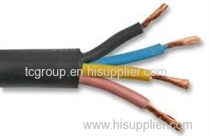flexible cable RVV4*0.5mm2 for installation