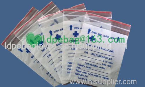 plastic small size medical envelope