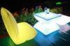 Illuminated Rechargeable LED Tables And Chairs With 4000 Mah Lithium Battery