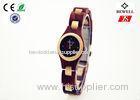 Luxury Promotion Gift Ladies Wooden Watch For Party CE RoHS FSC Approved
