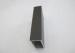 Thin Wall Black Anodized Aluminum Square Tubing Height 25mm Width 60mm