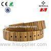 Pro - enviroment Handmade Wood Accessories Zebra Wood Belt 1 Year Warranty