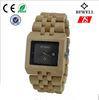 Environmental Handcrafted Bamboo Wrist Watch For Promotional Gift