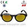 Custom TAC Polarized Colored Wood Frame Sunglasses For Boys And Girls