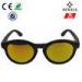Custom TAC Polarized Colored Wood Frame Sunglasses For Boys And Girls