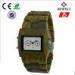 Luxury Men Wooden Watches With White Dial And Stainless Steel Crown