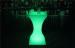 Portable White LED Pub Table 6 Hours Charging Time LED Lighting Furniture