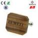 Handmade Gentleman Wood Cufflink For Wedding With Custom Logo