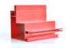 Red Powder Coating Aluminium Curtain Wall Profile Decorative 6061 6063 Alloy