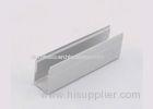6063 T5 Mill Finish Extruded Aluminum Channels Preciously Cutting ISO9001 Certification