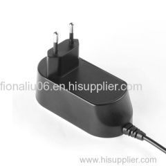 EU wall mount 12v 1a ac dc adpater 12w series energy efficiency VI adaptor