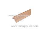 Industrial 30 X 50 Aluminium Angle Profiles Wood Grain Transfer Printing