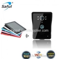 saful TS-IWP708 wifi video door phone + tablet WIFI Wireless Visual Intercom Smart Doorbell for Smartphones and Tablets