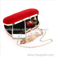 Top Level Crystal Clutch Evening Bag High Class Comestic hangbag